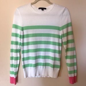 346 Brooks Brothers Striped Scoop Neck Sweater